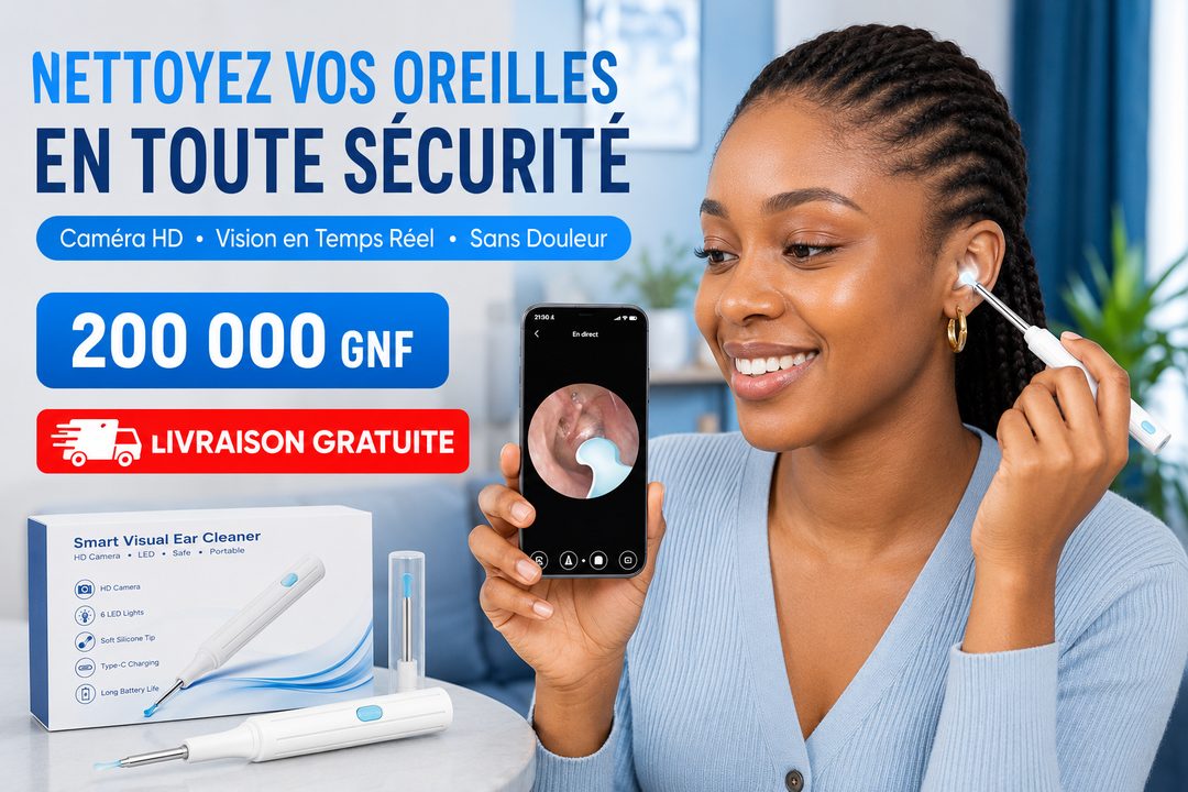 Nettoyez vos oreilles en toute sécurité avec la caméra OtoClean