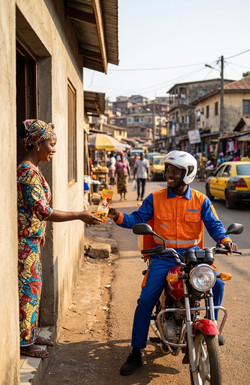 Livraison Sumifun à Conakry